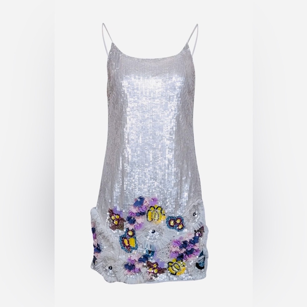 Mac Duggal | Floral Mini Slip Dress 93628